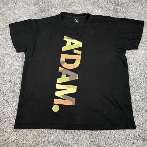 Other - Fox Originals‎ A'DAM. Amsterdam Men's Medium Black Graphic T Shirt Camo Logo